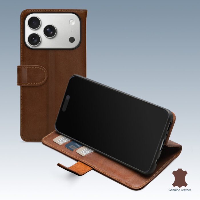 Mobilize Mobilize Leather Wallet Apple iPhone 17 Pro Max / 18 Pro Max - Bruin