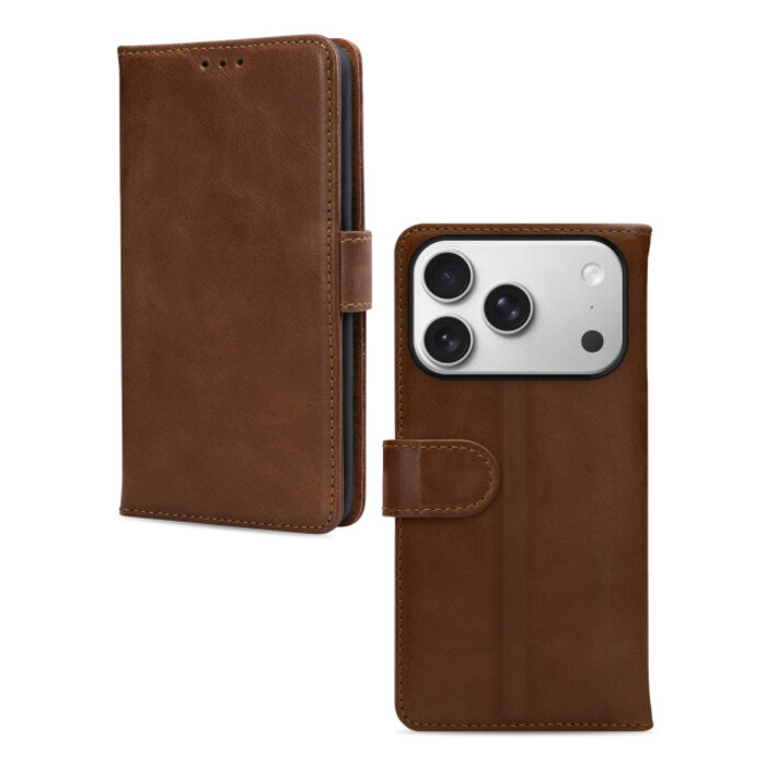 Mobilize Mobilize Leather Wallet Apple iPhone 17 Pro Max / 18 Pro Max - Bruin