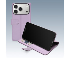 Mobilize Mobilize Premium Gelly Wallet Book Case iPhone 17/18 Pro Max - Paars