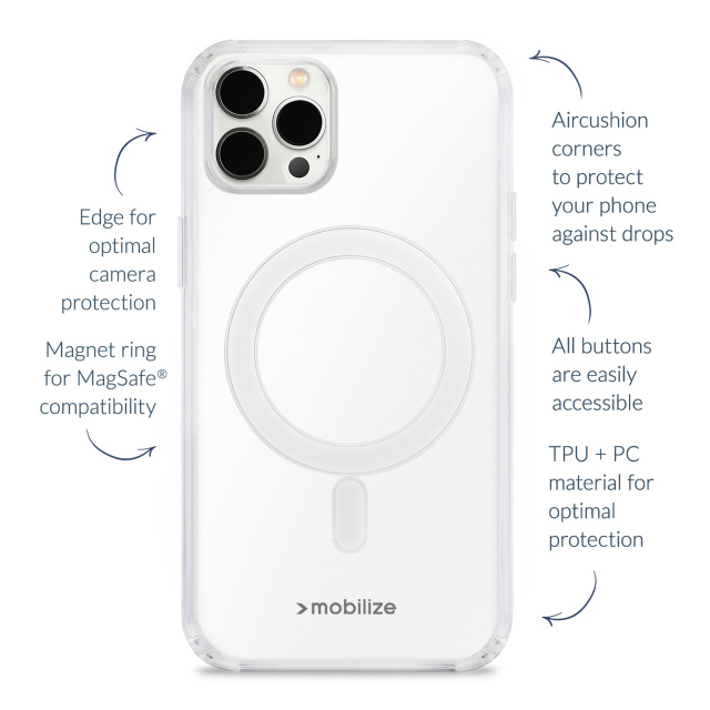 Mobilize Mobilize MagSafe Naked Case Apple iPhone 17/18 Pro Max Clear