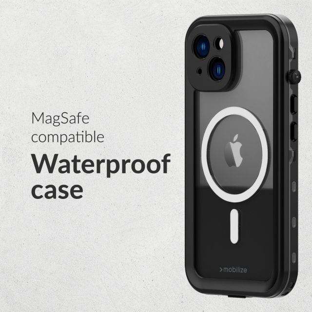 Mobilize Mobilize MagSafe Waterproof Case Apple iPhone 17/18 Pro Max - Clear/Black