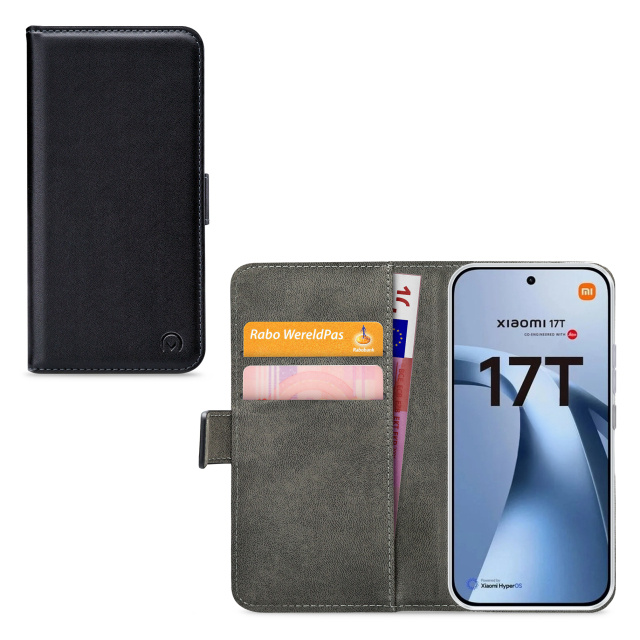 Mobilize Mobilize Classic Gelly Wallet Book Case Xiaomi 17T Pro - Zwart