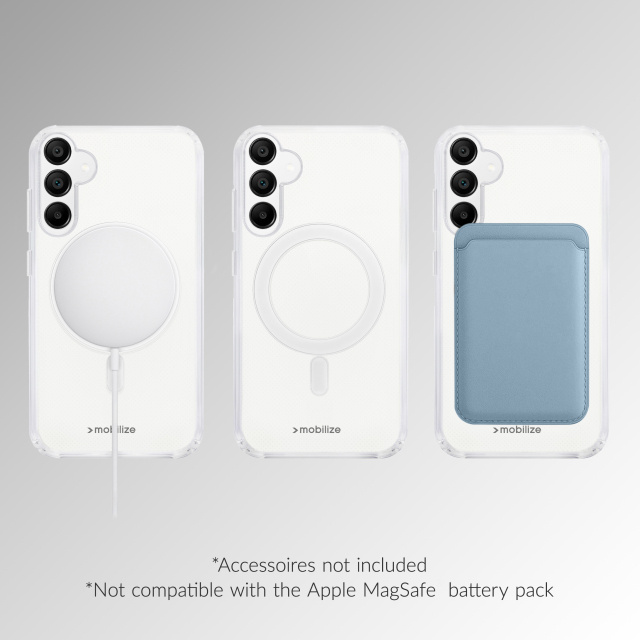 Mobilize Mobilize MagSafe Naked Protection Case Samsung Galaxy S25 FE/S26 FE 5G Transparant