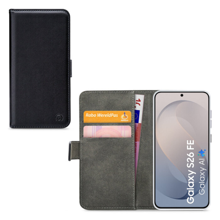 Mobilize Mobilize Classic Gelly Wallet Book Case Samsung Galaxy S25 FE / S26 FE 5G Zwart