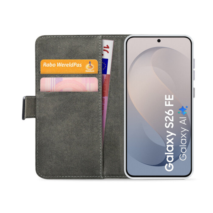 Mobilize Mobilize Classic Gelly Wallet Book Case Samsung Galaxy S25 FE / S26 FE 5G Zwart