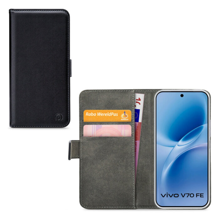 Mobilize Mobilize Classic Gelly Wallet Book Case Vivo V70 FE 5G - Zwart