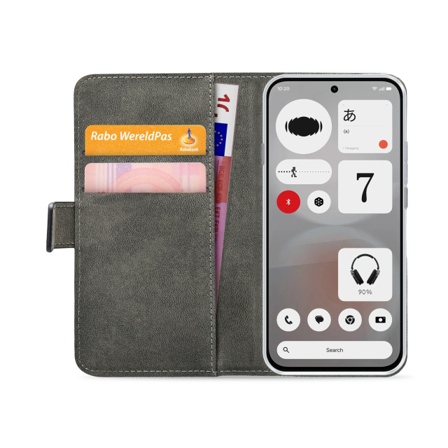 Mobilize Mobilize Classic Gelly Wallet Book Case Nothing Phone (4b) Zwart