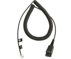 Jabra Jabra GN Aansluitkabel QD naar RJ10 - Krulsnoer 0,5 tot 2m (8800-01-01)
