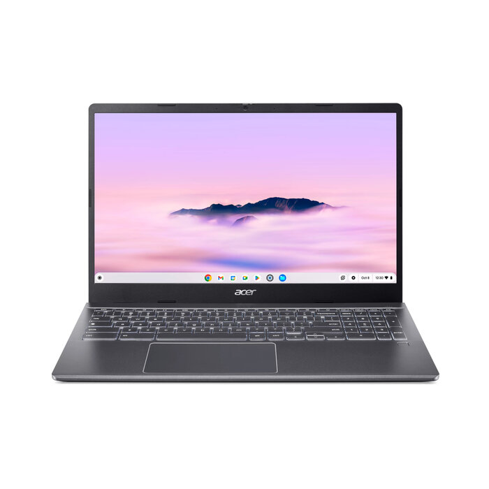 Acer Acer CBE595-2T-TCO-380C - 15.6i FHD Multi-Touch IPS - Intel Core 3 100U -8GB LPDDR5X - 128GB PCIe NVMe SSD - Steel Grey - Chrome OS - 65W Type-Cadapter QWERTY
