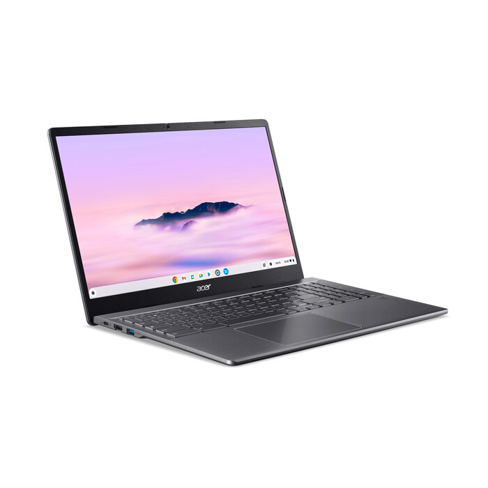 Acer Acer CBE595-2T-TCO-380C - 15.6i FHD Multi-Touch IPS - Intel Core 3 100U -8GB LPDDR5X - 128GB PCIe NVMe SSD - Steel Grey - Chrome OS - 65W Type-Cadapter QWERTY