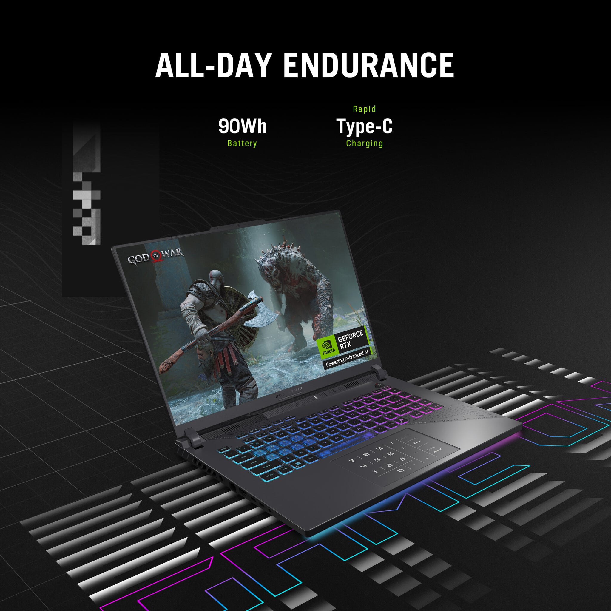 Asus Asus G614PW-RV006W - AMD Ryzen 9 8940HX - 16GB - 1TB SSD - RTX 5080 - 165Hz