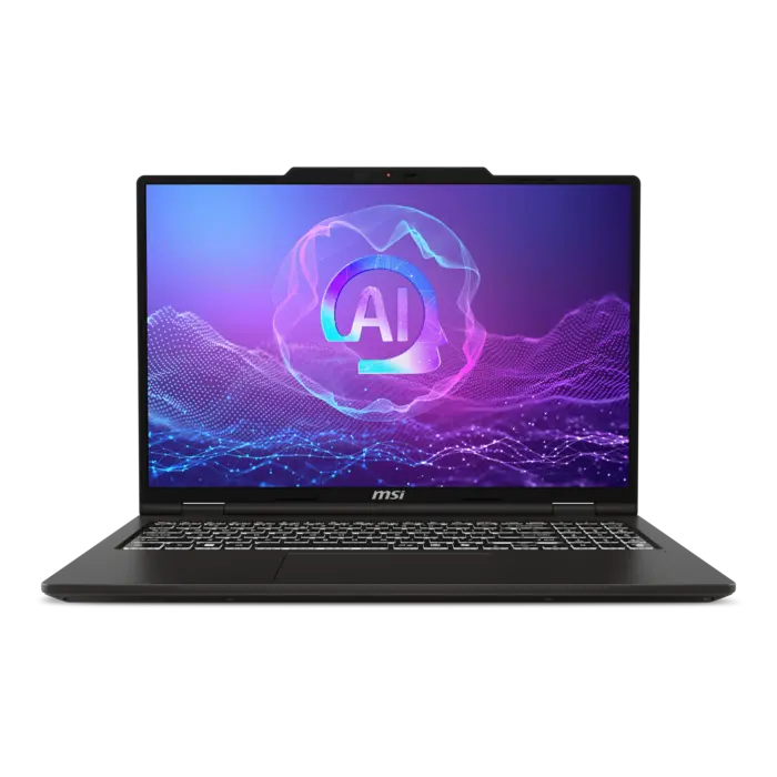 MSI MSI 16i FHD+ 144Hz / Intel Core Ultra 7 255H / Intel Iris Xe / 32GB DDR5-5600 / 512GB NVMe SSD / Windows 11 Pro / No adapter QWERTY