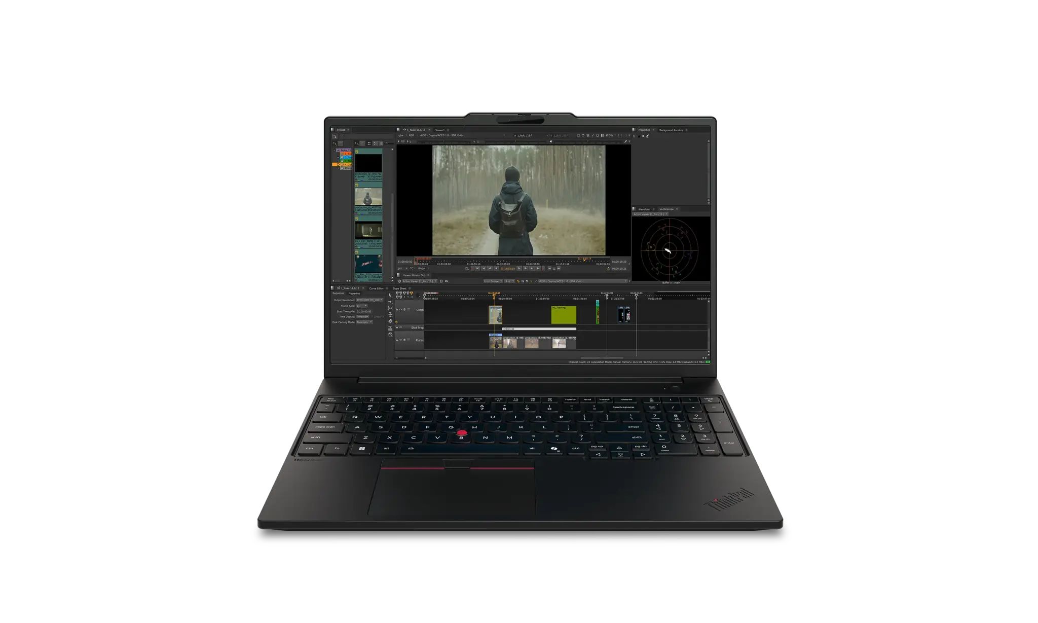 Lenovo Lenovo ThinkPad P16s Gen 5 - 16" - Ultra 7 - RTX PRO 2000 - 32GB - 1TB, foto 5 van 6