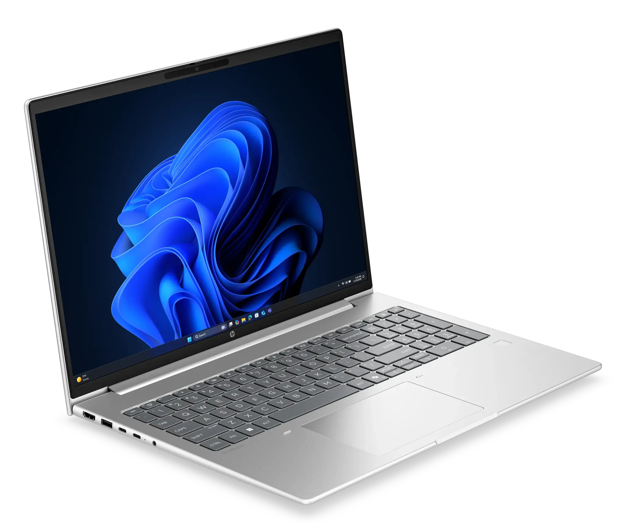 HP Printing & Computing HP ProBook 4 G2a 16 AI - AMD Ryzen 7 250 - 32GB - 512GB SSD - Win 11 Pro, foto 2 van 6