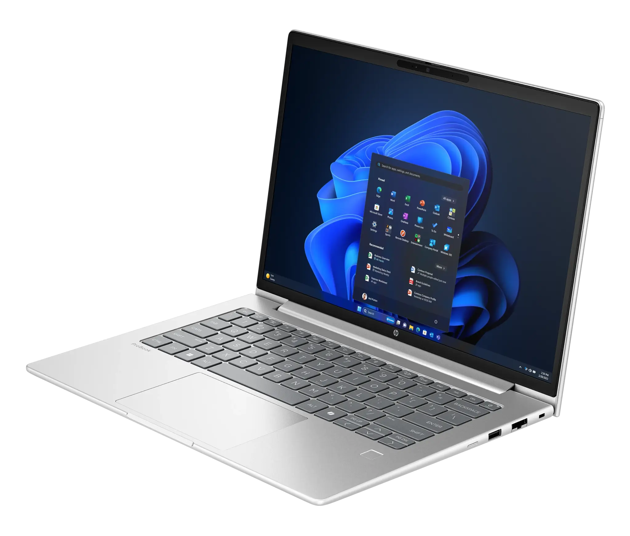 HP Printing & Computing HP ProBook 4 G1iR 14" Laptop - Intel Core 5 - 16GB - 512GB, foto 3 van 6