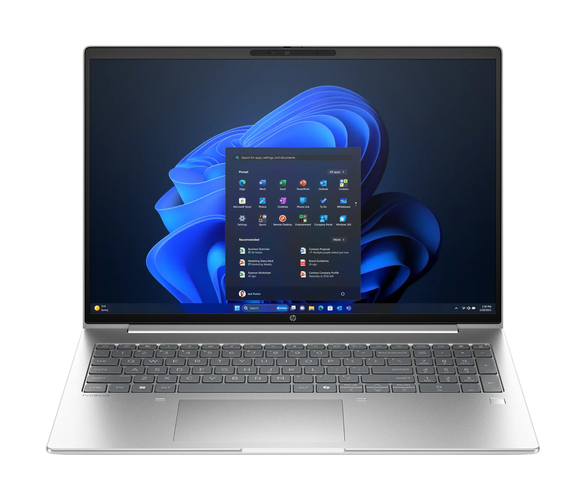 HP Printing & Computing HP ProBook 4 G1i 16" - Intel Ultra 7 255H - 16GB - 512GB SSD - Win 11 Pro