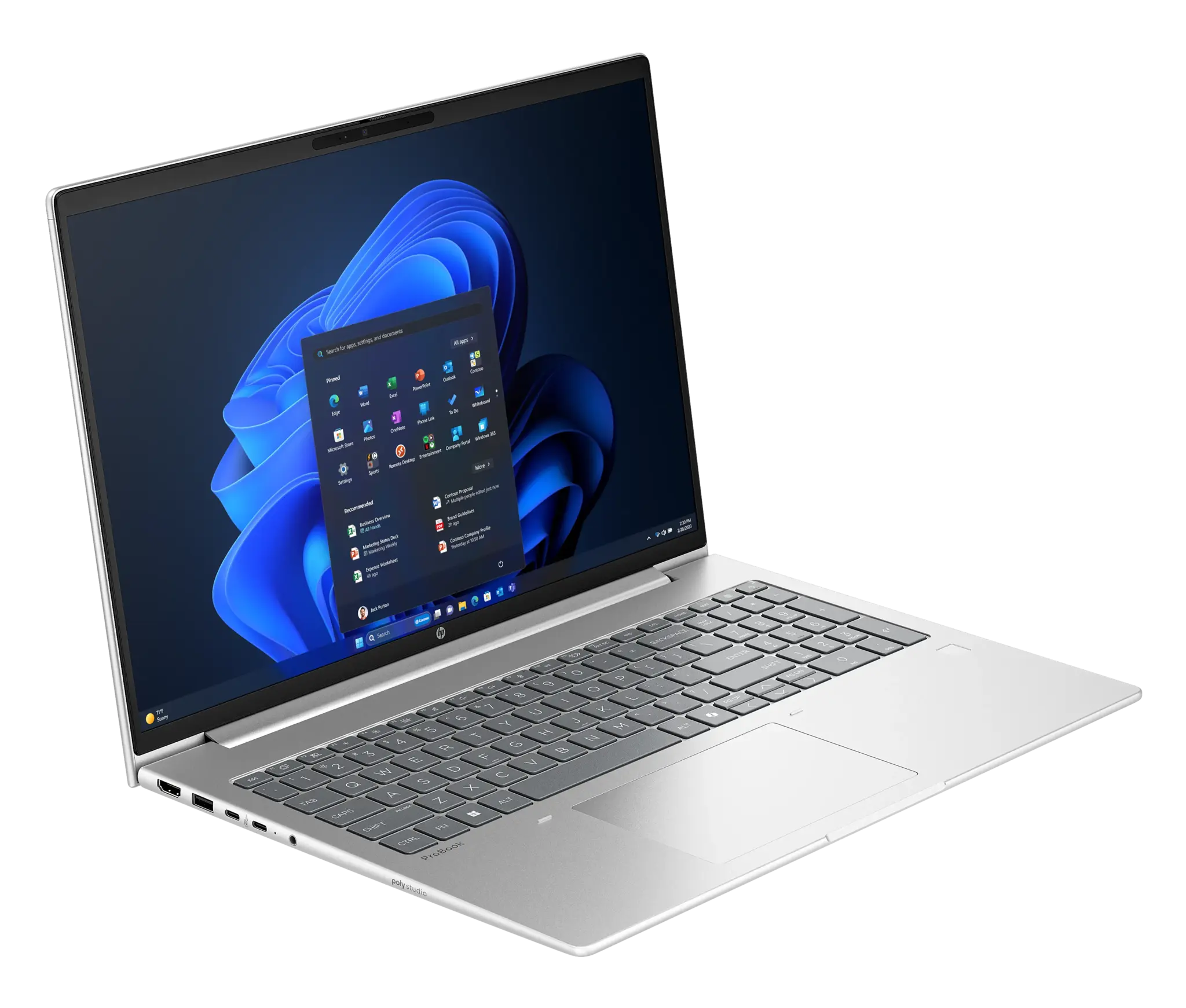 HP Printing & Computing HP ProBook 4 G1i 16" - Intel Ultra 7 255H - 16GB - 512GB SSD - Win 11 Pro, foto 2 van 6