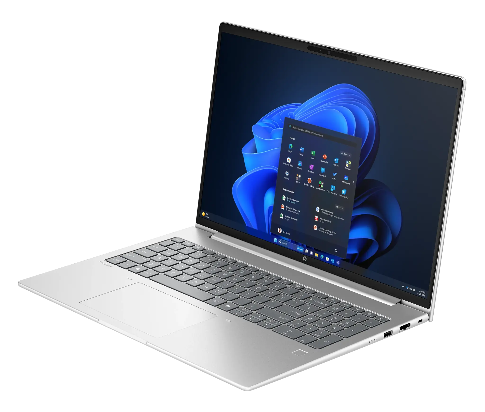 HP Printing & Computing HP ProBook 4 G1i 16" - Intel Ultra 7 255H - 16GB - 512GB SSD - Win 11 Pro, foto 3 van 6