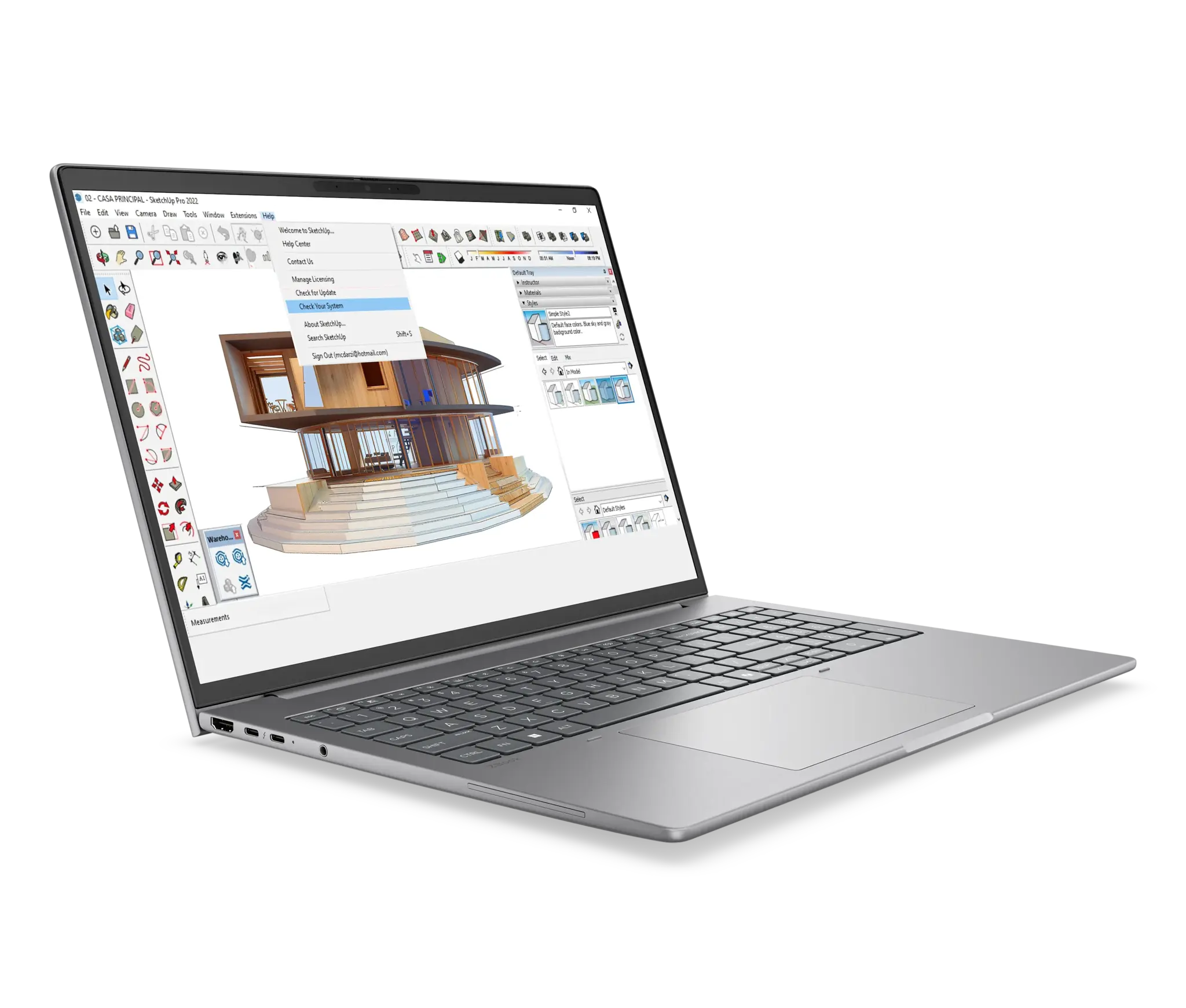 HP Printing & Computing HP ZBook 16 G2a - 16 Inch - 48GB RAM - 1TB SSD - Zakelijke Laptop, foto 2 van 6