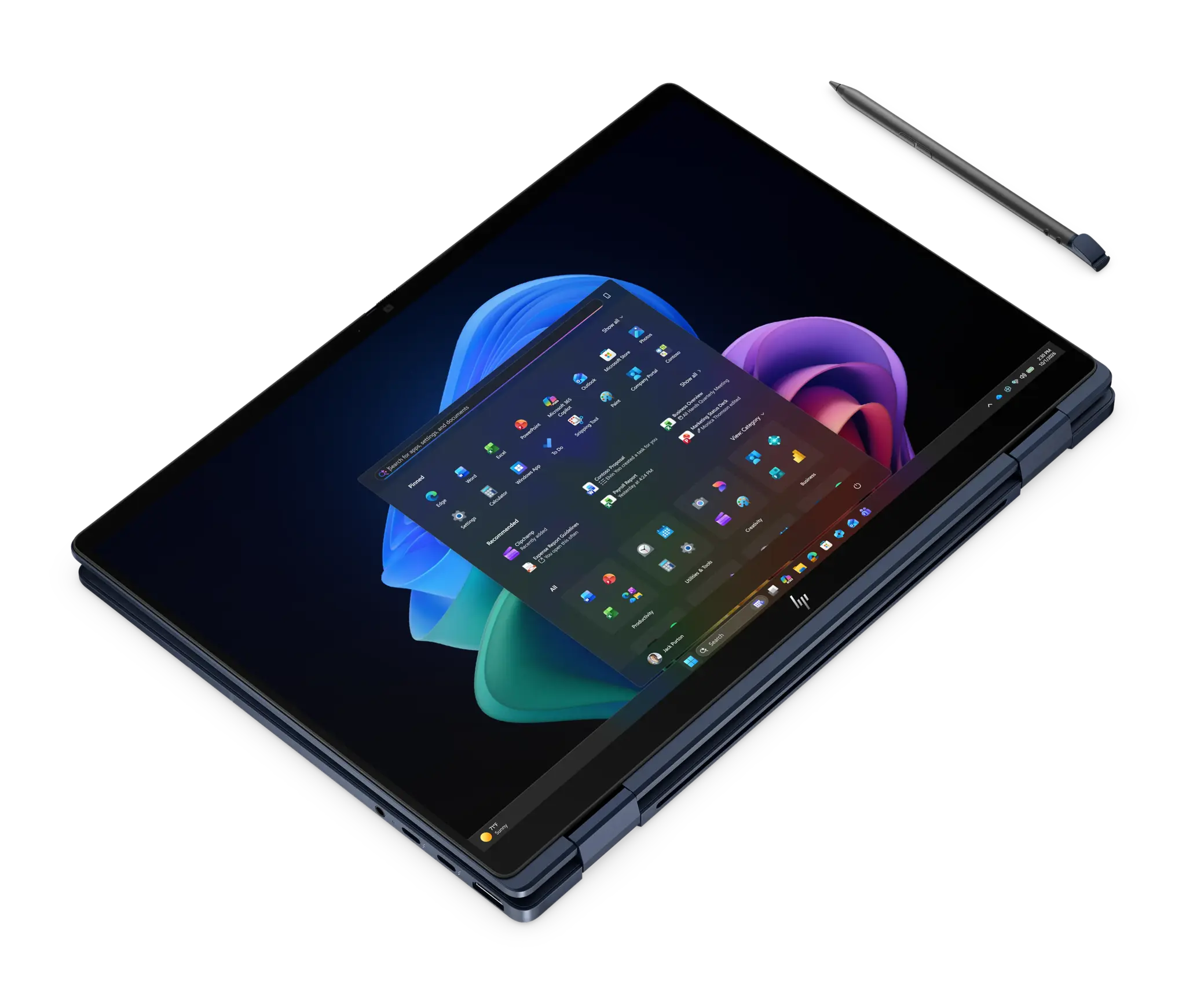 HP Printing & Computing HP EliteBook X Flip G2i 14 AI PC - Intel Core Ultra 7 - 32GB - 1TB SSD, foto 5 van 6