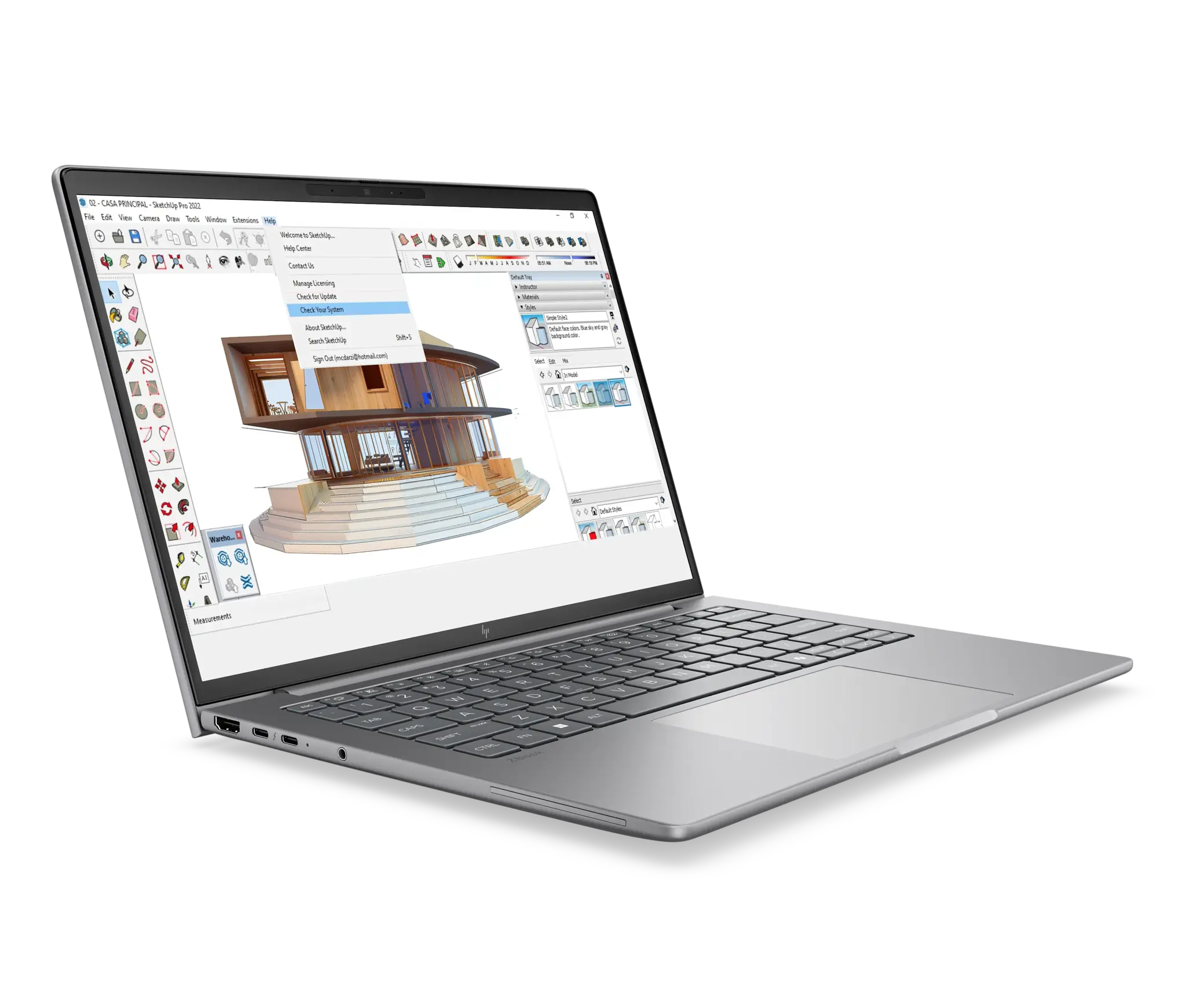 HP Printing & Computing HP ZBook 8 G2a 14" Touch - Ryzen AI 7 PRO 450 - 48GB - 1TB SSD - Win 11 Pro, foto 2 van 6