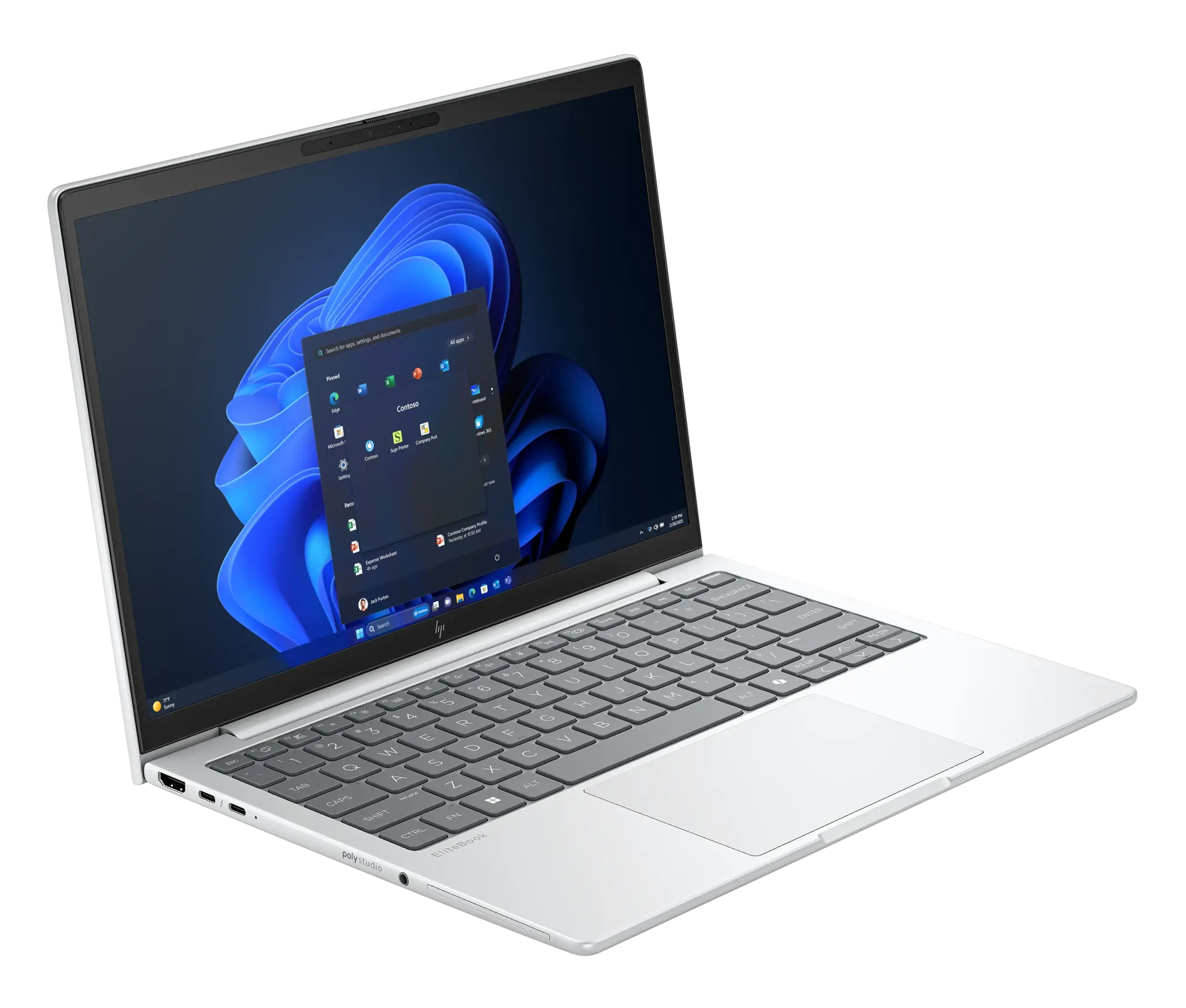 HP Printing & Computing HP EliteBook 8 G1i 13 - Intel Core Ultra 5 225U - 16GB - 512GB SSD - W11 Pro, foto 2 van 6