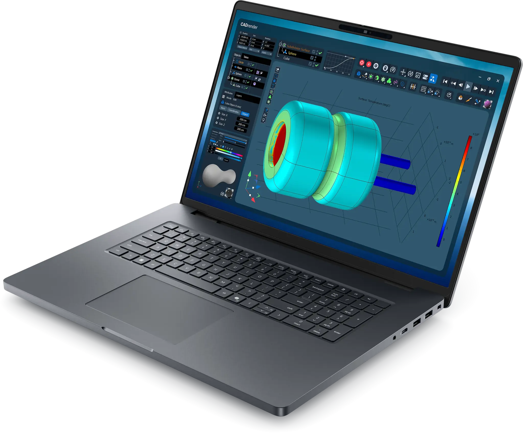 Dell Dell Pro Max 18 Plus MB18250 - Core Ultra 7 - 32GB - 1TB - RTX PRO 3000, foto 2 van 6