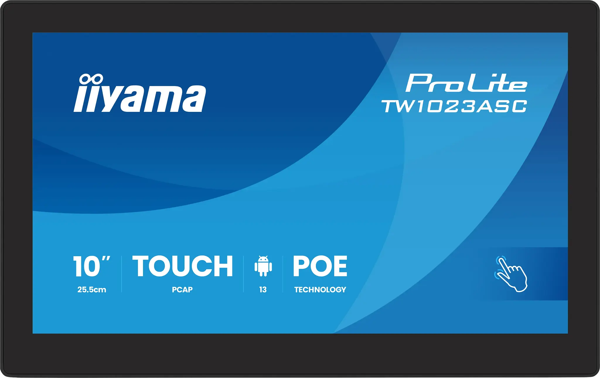 iiyama IIYAMA ProLite TW1023ASC-B3P 10.1" Touchscreen - Android 13 & PoE, foto 2 van 6
