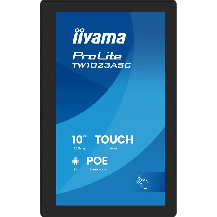 iiyama IIYAMA ProLite TW1023ASC-B3P 10.1" Touchscreen - Android 13 & PoE