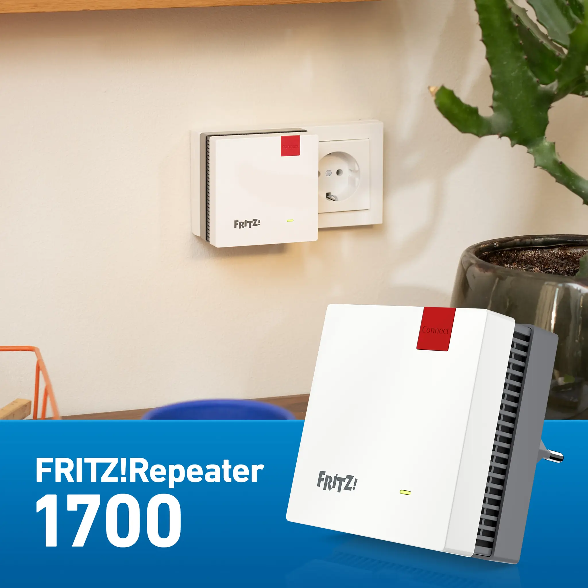 AVM AVM FRITZ!Repeater 1700 - Dual-Band Mesh WiFi Versterker met Gigabit LAN