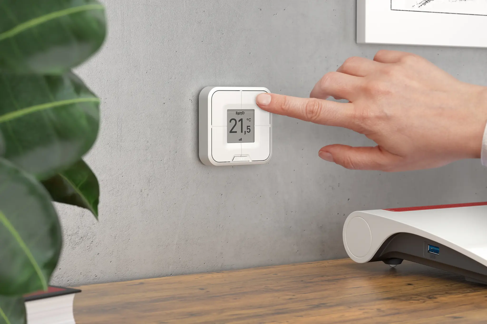AVM AVM FRITZ!DECT 440 Smart Home Schakelaar met E-paper Display