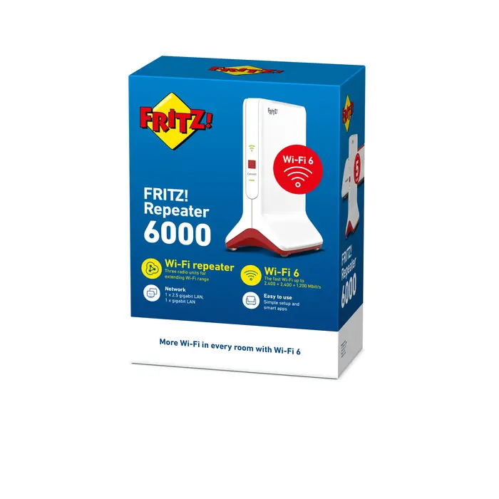 AVM AVM FRITZ!Repeater 6000 Wi-Fi 6 Mesh Repeater - 20002953