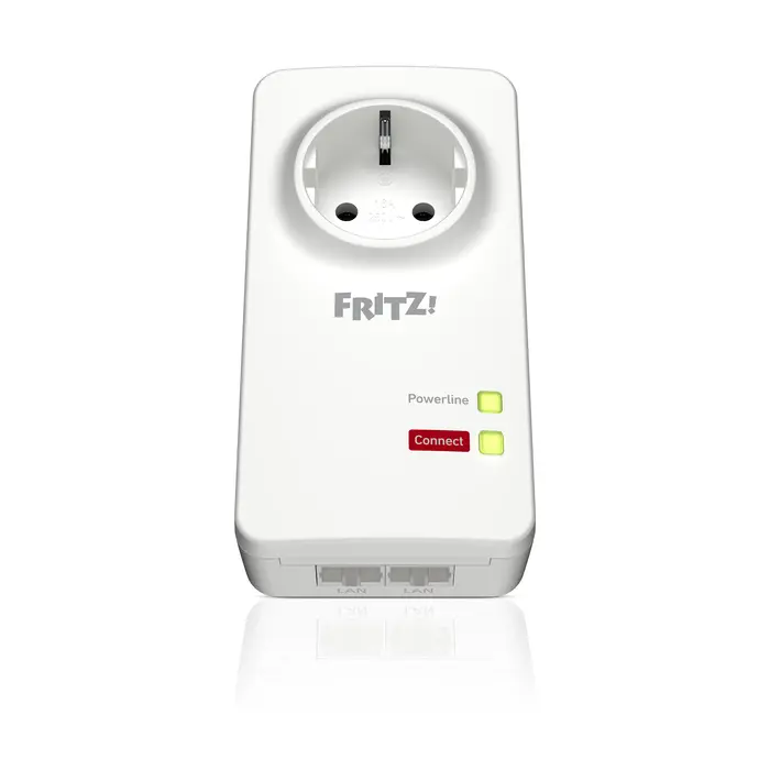 AVM AVM FRITZ!Powerline 1220 Set - 1200 Mbit/s met Geïntegreerd Stopcontact