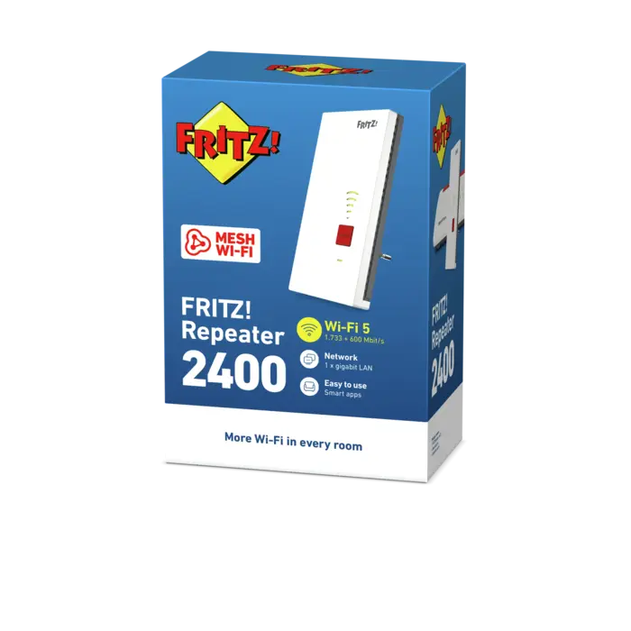 AVM AVM FRITZ!Repeater 2400 Mesh WiFi Repeater - Dual-Band 2333 Mbit/s