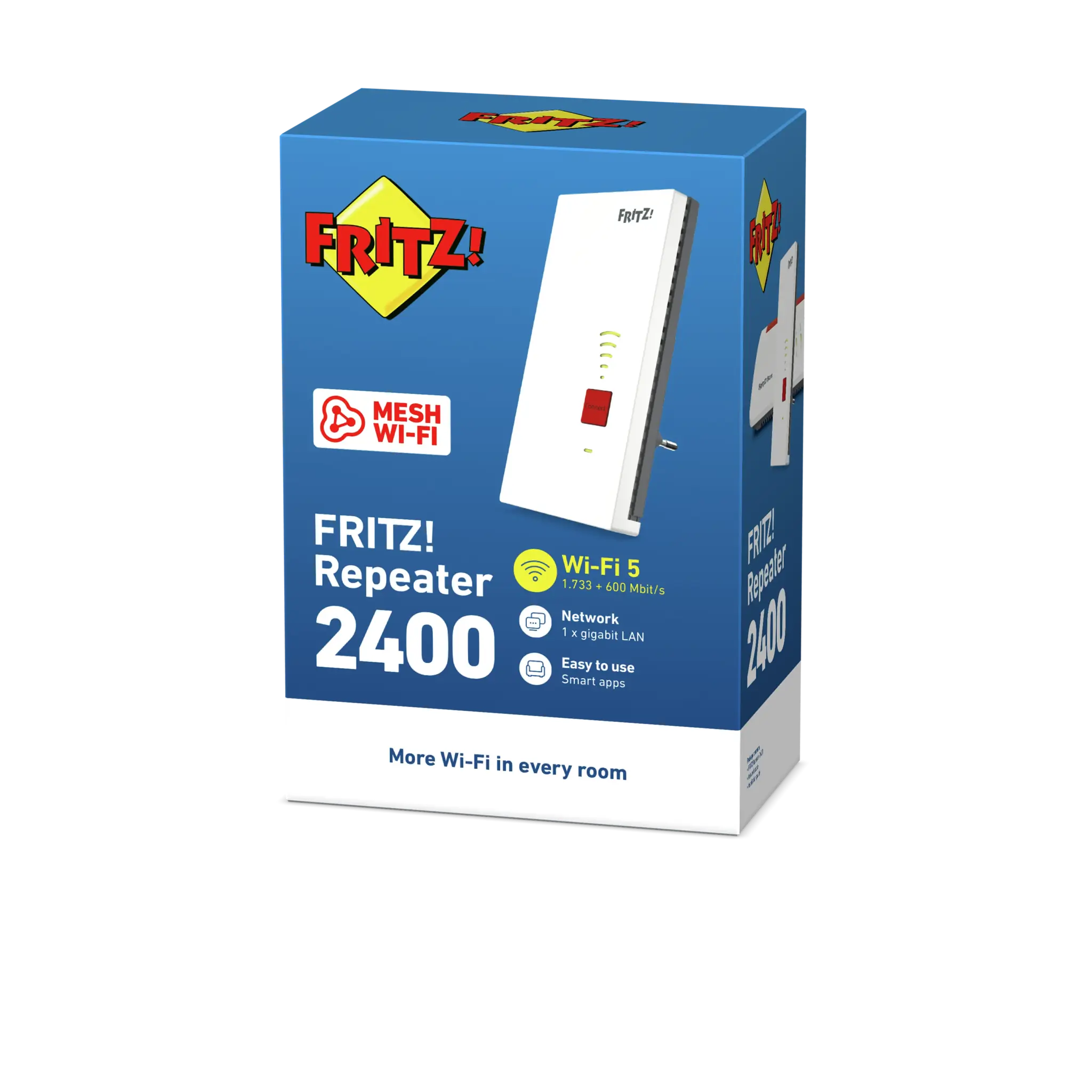 AVM AVM FRITZ!Repeater 2400 Mesh WiFi Repeater - Dual-Band 2333 Mbit/s, foto 4 van 5