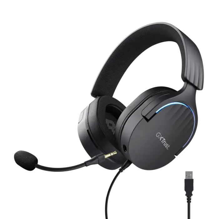 Trust Trust GXT 490 Fayzo Gaming Headset - Zwart - USB 7.1
