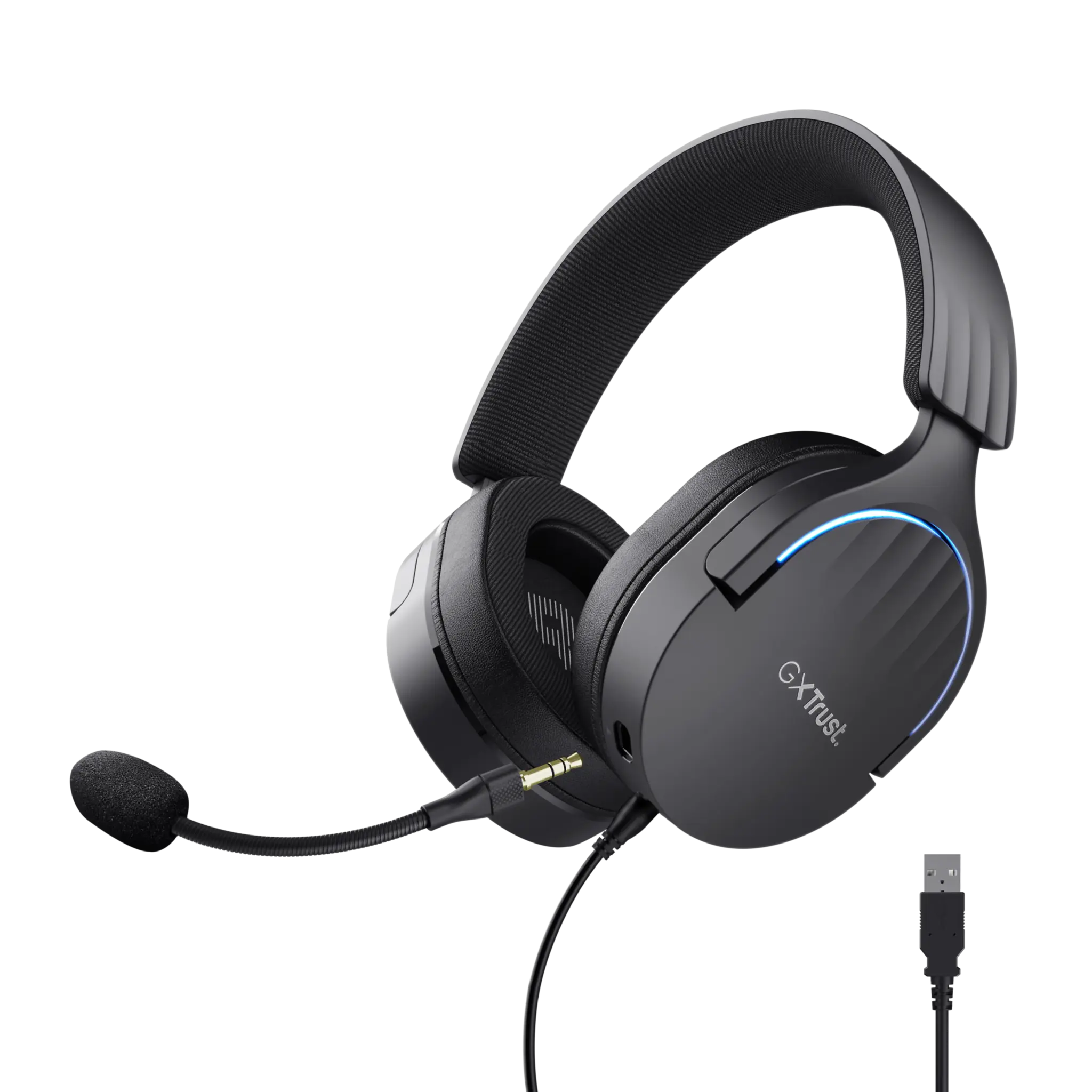 Trust Trust GXT 490 Fayzo Gaming Headset - Zwart - USB 7.1