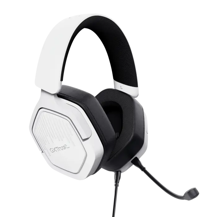 Trust Trust GXT492W Carus Bedrade Gaming Headset - Over-ear - Wit