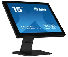 iiyama iiyama ProLite T1532MSC-B1S 15 inch Touchscreen Monitor (PCAP, IP54, Zwart)
