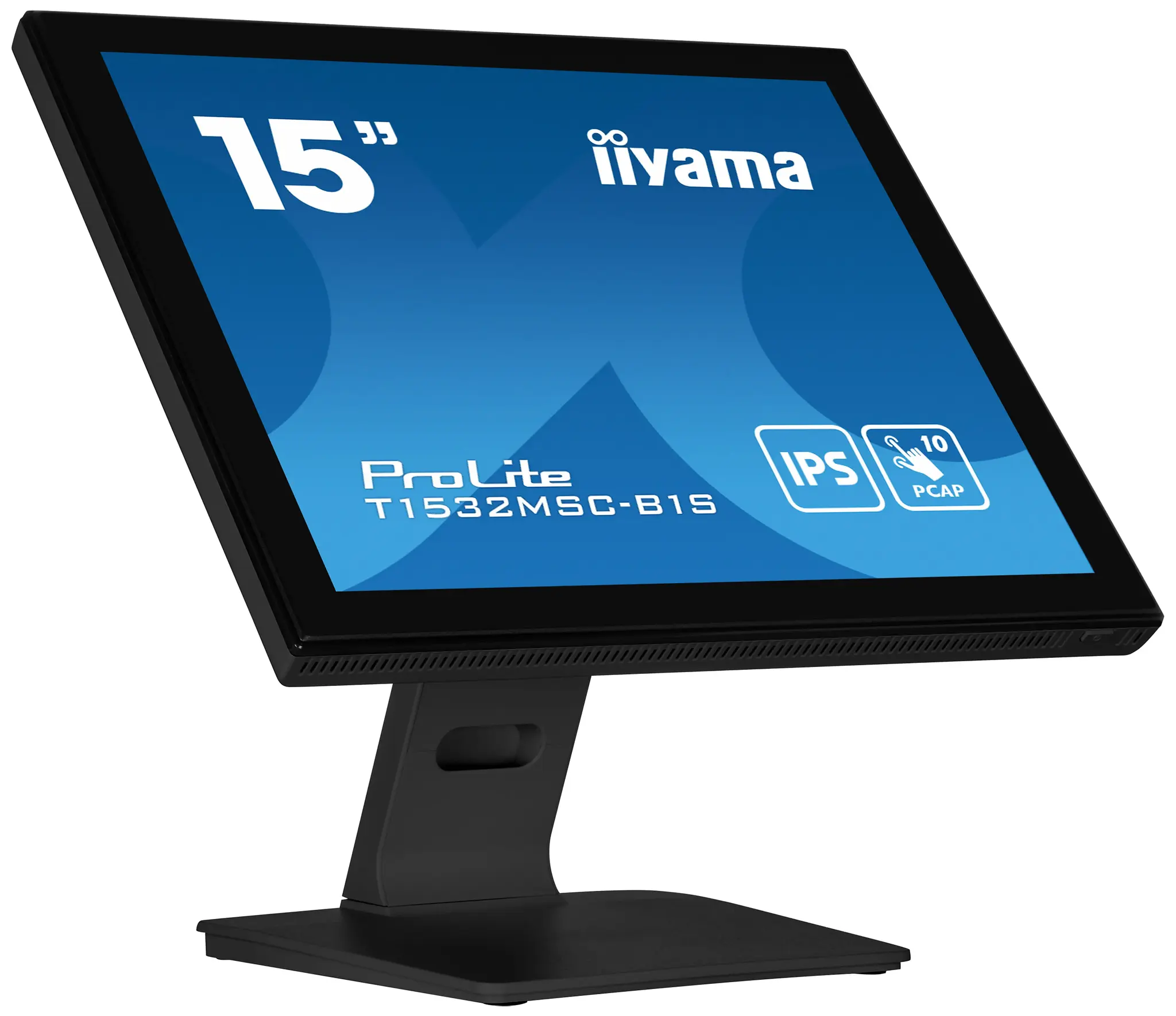 iiyama iiyama ProLite T1532MSC-B1S 15 inch Touchscreen Monitor (PCAP, IP54, Zwart)