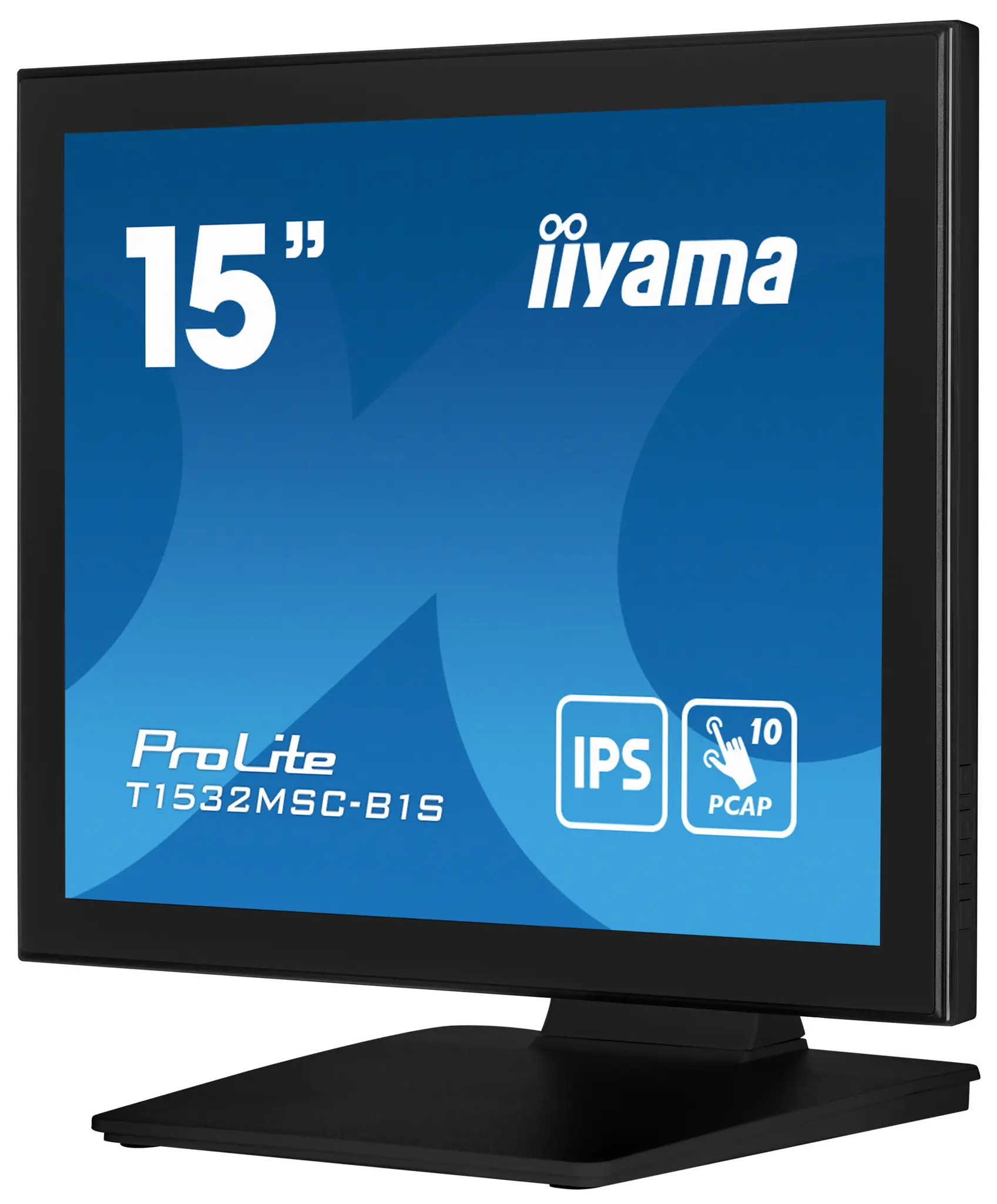 iiyama iiyama ProLite T1532MSC-B1S 15 inch Touchscreen Monitor (PCAP, IP54, Zwart)