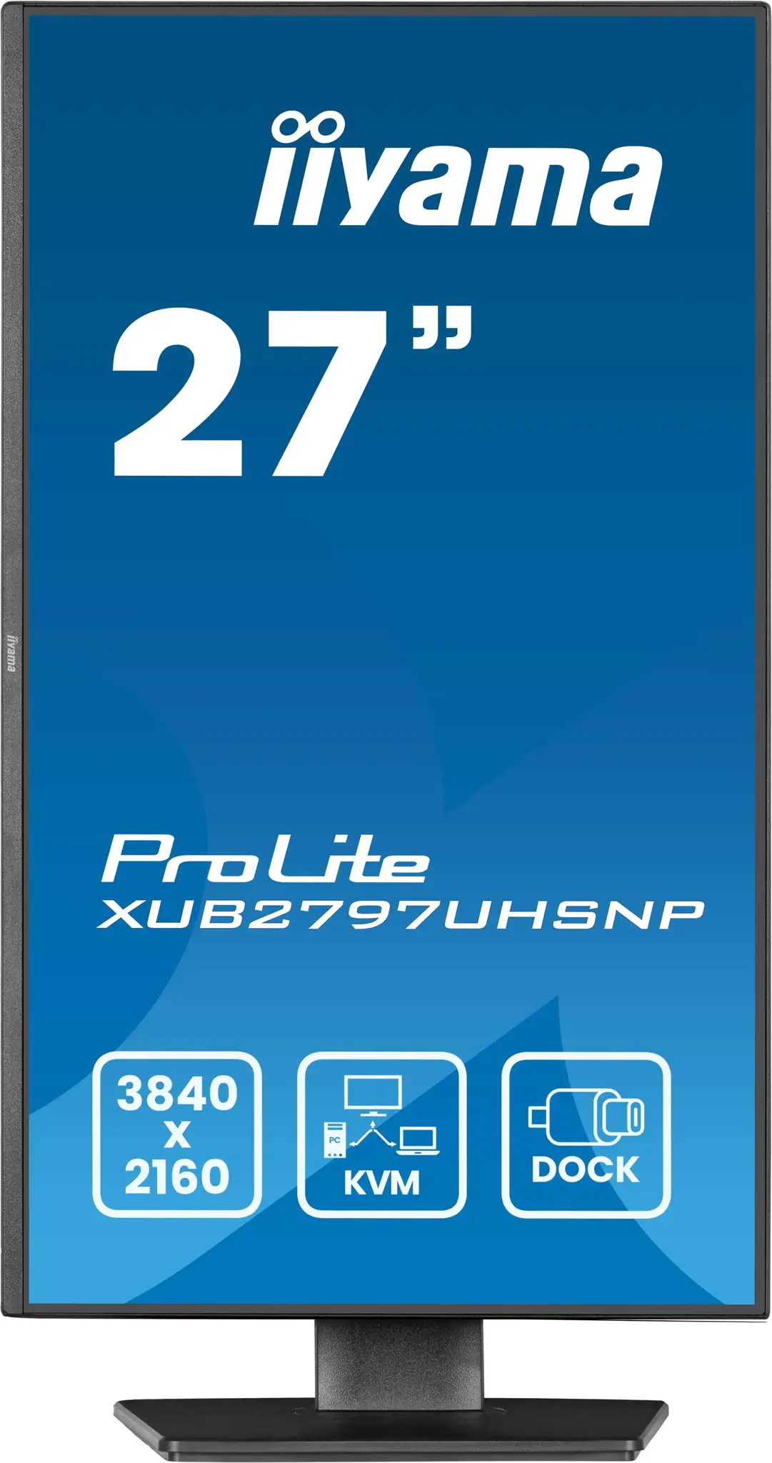 iiyama iiyama ProLite XUB2797UHSNP-B1 27" 4K IPS Monitor met USB-C Docking & KVM, foto 3 van 6