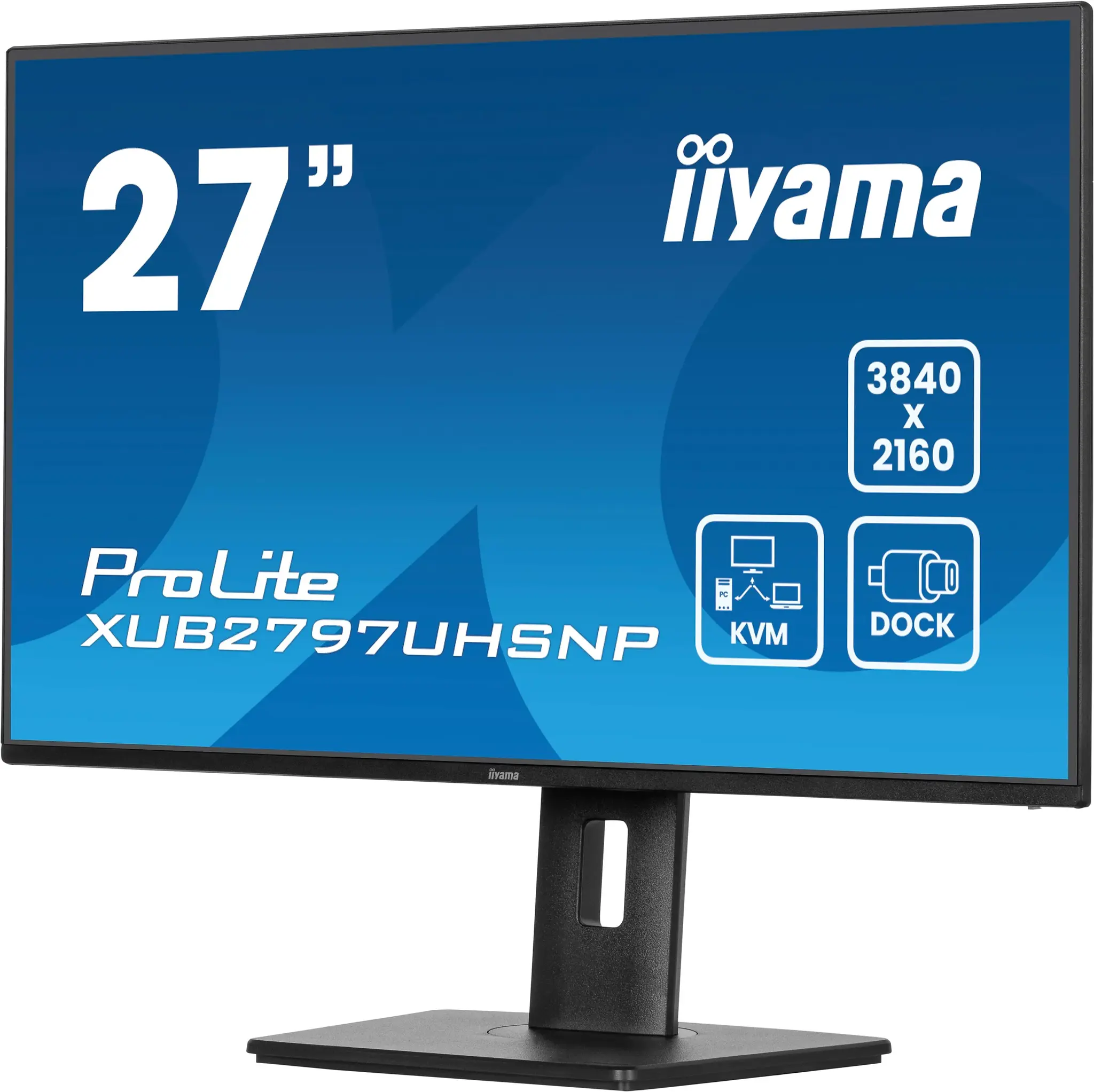 iiyama iiyama ProLite XUB2797UHSNP-B1 27" 4K IPS Monitor met USB-C Docking & KVM, foto 6 van 6