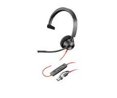 Poly Poly Blackwire 3310 Mono USB-C/A Headset - Microsoft Teams