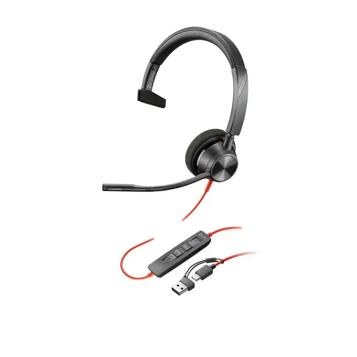 Poly Poly Blackwire 3310 Mono USB-C/A Headset - Microsoft Teams