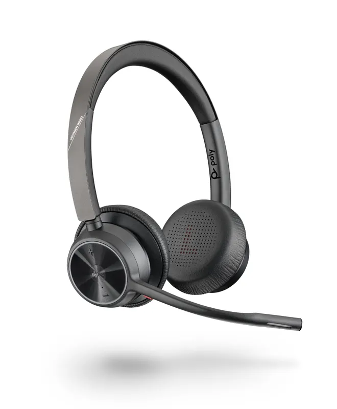 Poly Poly Voyager 4320 Stereo Teams Draadloze Headset (USB-A/C)