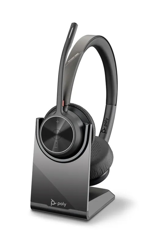 Poly Poly Voyager 4320 UC Stereo USB-C Headset met Oplaadstandaard