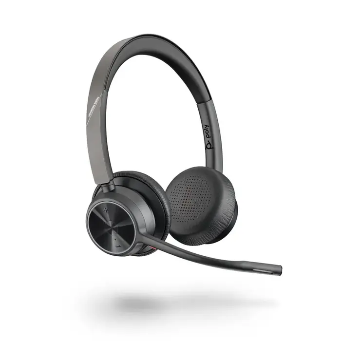 Poly Poly Voyager 4320 UC Stereo USB-C Headset met Oplaadstandaard