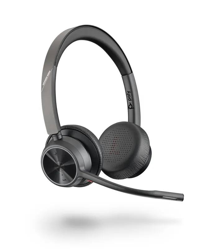 Poly Poly Voyager 4320 UC Stereo USB-C Headset met Oplaadstandaard