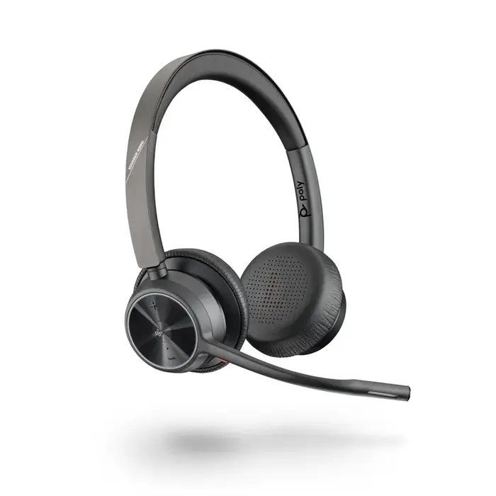 Poly Poly Voyager 4320M Stereo Draadloze Teams Headset USB-C